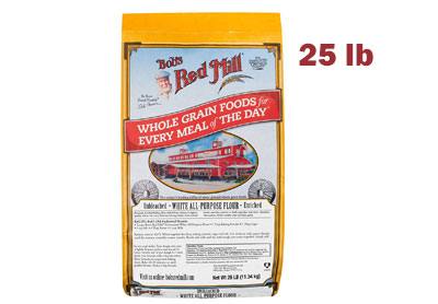 Image: 25 lb Bob's Red Mill Unbleached White All-Purpose Flour (by Bob's Red Mill)