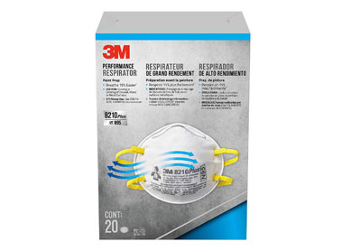 Image: 3M N95 8210 Plus Paint Sanding Dust Particulate Respirators (by 3M Safety)