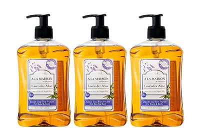 Image: A La Maison de Provence Lavender Aloe Scent Liquid Soap (by A LA MAISON)