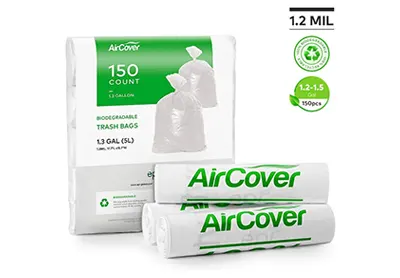 Image: Aircover 1.2-1.5 Gallon Biodegradable Trash Bags (by aircover)
