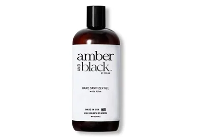 Image: Amber and Black 70% Ethyl Alcohol Hand Sanitizer Gel with Aloe (by Amber and Black)