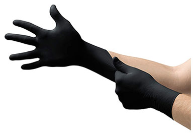 Image: Ansell Microflex MK-296 Disposable Nitrile Examination Gloves (by Microflex)