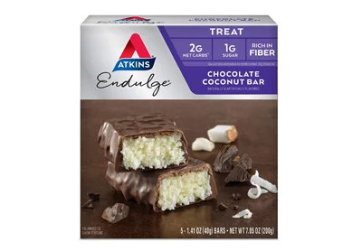 Image: Atkins Endulge Treat Chocolate Coconut Bar Keto Friendly (by Atkins)
