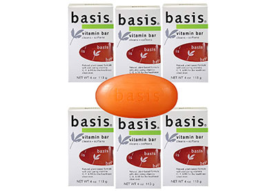 Image: Basis Vitamin Bar Soap with Vitamin C, E, and B5 (by Basis)