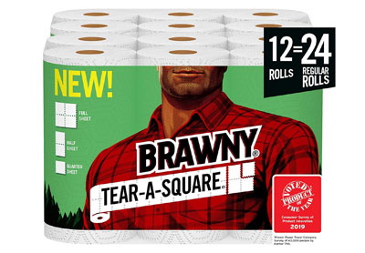 Image: Brawny Tear-A-Square Paper Towels (by Brawny)