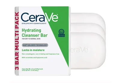 Image: CeraVe Body and Face Hydrating Cleanser Bar (by CeraVe)