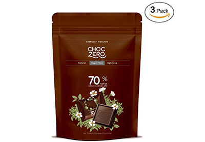 Image: ChocZero 70% Dark Chocolate