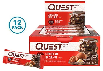 Image: Chocolate Hazelnut Protein Bar (by Quest Nutrition)