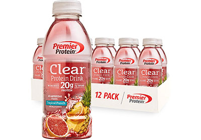 Image: Clear Protein Drink Tropical Punch (by Premier Protein)