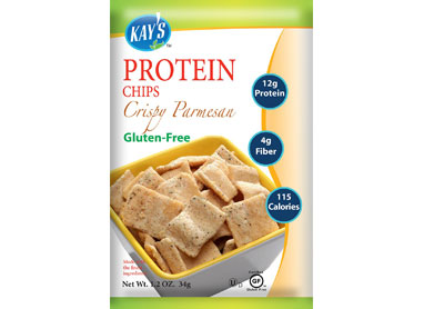 Image: Crispy Parmesan and Gluten-Free Protein Chips (by Kay's Naturals)