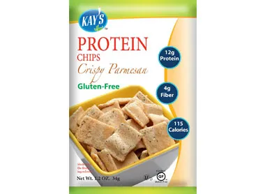 Image: Crispy Parmesan and Gluten-Free Protein Chips (by Kay's Naturals)