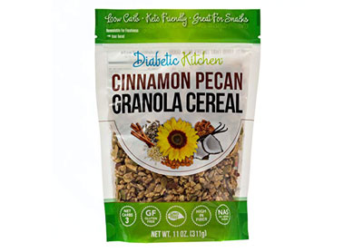 Image: Diabetic Kitchen Cinnamon Pecan Granola Cereal