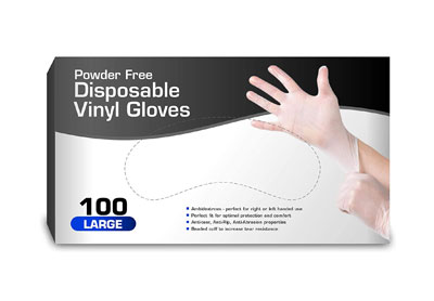 Image: Disposable Vinyl Gloves (by Chef's Star)