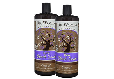 Image: Dr. Woods Natural Raw Black Moisturizing Liquid Castile Soap (by Dr. Woods)