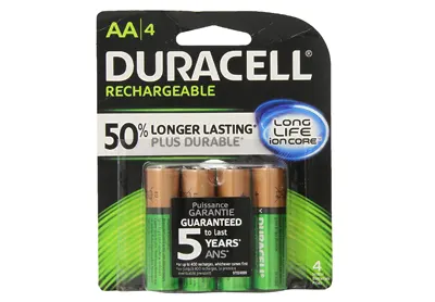 Image: Duracell Rechargeable AA NiMH Batteries (by Procter & Gamble)