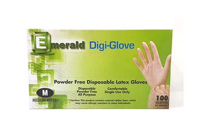 Image: Emerald Digi-Gloves Disposable Latex Gloves (by Emerald)
