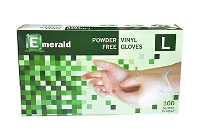 Image: Emerald Shannon Powder Free Vinyl Gloves (by Emerald)