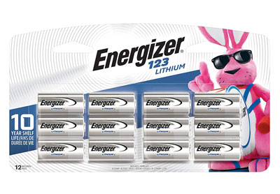 Image: Energizer 123 Lithium Battery (by Energizer)