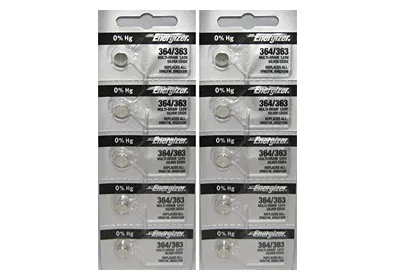 Image: Energizer 364 SR621SW Silver Oxide Button Batteries (by Energizer)