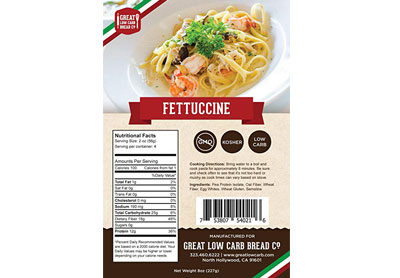 Image: Fettuccine Pasta (by Great Low Carb Bread)
