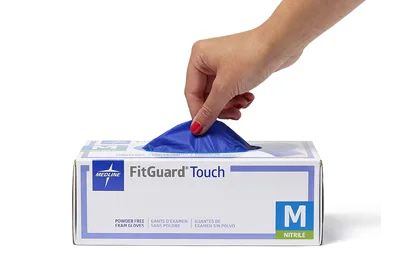 Image: FitGuard Touch Powder Free Exam Gloves (by Medline)