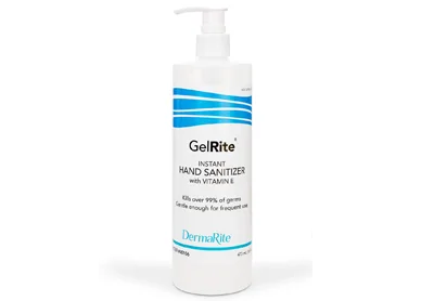 Image: GelRite Instant Hand Sanitizer with Vitamin E (by DermaRite)