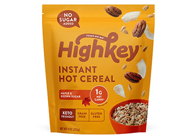 Image: HighKey Snacks: Keto Instant Hot Cereal Breakfast