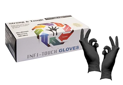 Image: Infi-Touch Disposable Examination Nitrile Gloves (by Infi-Touch)