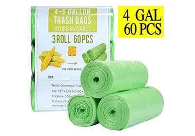 Image: Jaoul 4-6 Gallon Biodegradable Trash Bags (by Jaoul)