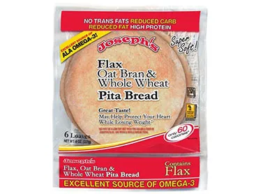 Image: Joseph: Flax, Low Carb Oat Bran and Whole Wheat Pita Bread