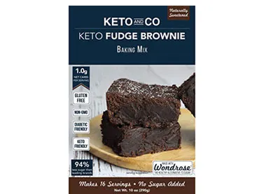 Image: Keto and Co Keto Fudge Brownie Baking Mix