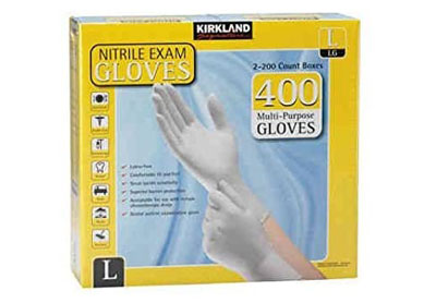 Image: Kirkland Signature Nitrile Exam Multi-Purpose Gloves (by Kirkland Signature)