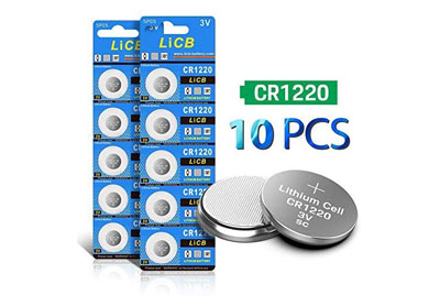 Image: LiCB CR1220 3V Lithium Button Coin Battery (by LiCB)