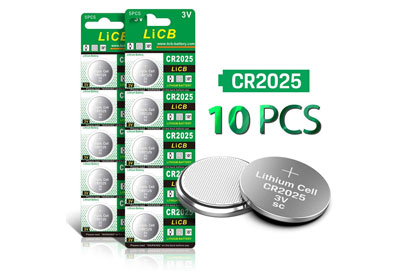 Image: LiCB CR2025 3V Lithium Button Battery (by LiCB)