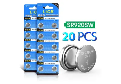 Image: LiCB SR920SW/371/370 AG6 Button Cell Watch Batteries (by LiCB)