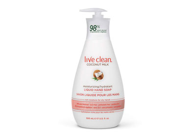 Image: Live Clean Coconut Milk Moisturizing Liquid Hand Soap (by Live Clean)