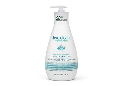 Image: Live Clean Fresh Water Hydrating Liquid Hand Soap (by Live Clean)