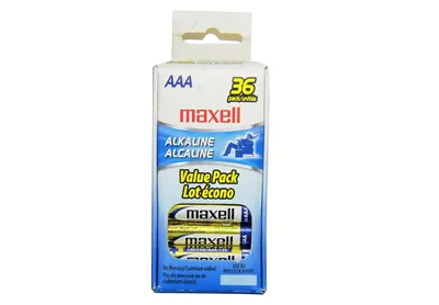Image: Maxell 723815 AAA Alkaline Batteries (by Maxell)