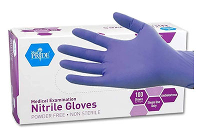 Image: MedPride Powder-Free Nitrile Exam Gloves (by MedPride)