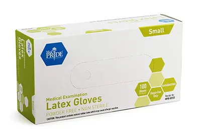 Image: Medpride Medical Exam Latex Gloves Small Size (by MED PRIDE)