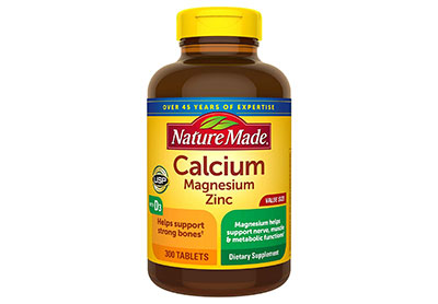 Image: Nature Made Calcium Magnesium Zinc with Vitamin D3 (by Nature Made)