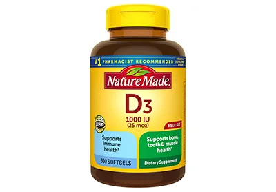 Image: Nature Made Vitamin D3 1000IU (25mcg) (by Nature Made)