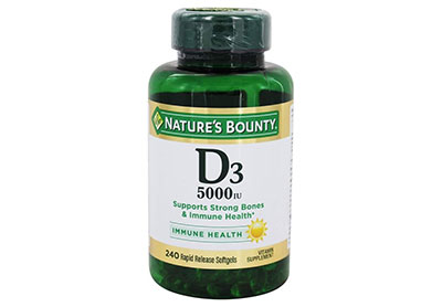 Image: Nature's Bounty Vitamin D3 5000IU (by Nature's Bounty)