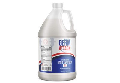 Image: Nature's Oil Germ Attack 70% Alcohol Hand Sanitizer Gel Refill (by Nature's Oil)