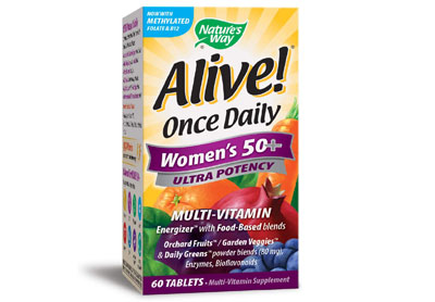Image: Nature's Way Alive Once Daily Multivitamin for Women age 50 plus (by Nature's Way)