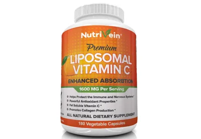 Image: Nutrivein Premium Liposomal Vitamin C Enhanced Absorption (180 capsules) (by Nutrivein)