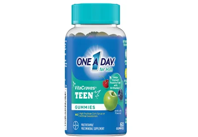 Image: One A Day VitaCraves Teen Multivitamin Gummies for Teenager boy (60 gummies) (by One A Day)