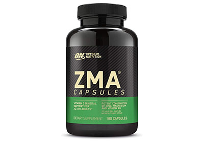 Image: Optimum Nutrition ZMA Capsules with Magnesium Zinc and Vitamin B6 (by Optimum Nutrition)