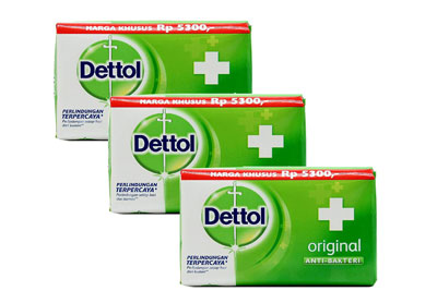 Image: Original Antibacterial Soap Bar (by Dettol)