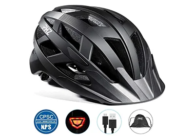 Image: PHZ Unisex Adult Bike Helmet with Rechargeable USB Light (by PHZ)